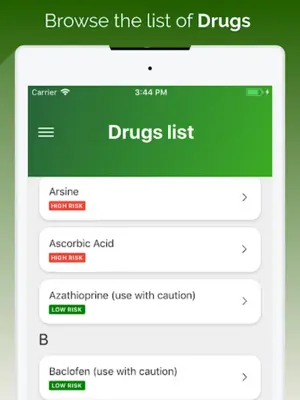 G6PD Drug Search android App screenshot 2