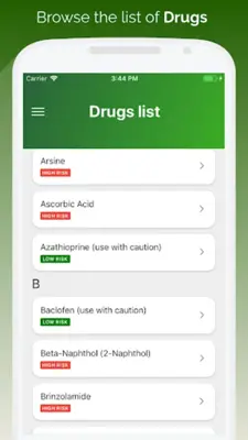 G6PD Drug Search android App screenshot 7